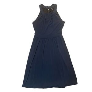Banana Republic Navy Blue A-Line Sleeveless Dress